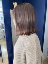 コワファースト 大分(COIFF1RST) 赤みのないスモーキーベージュカラー