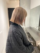 ツムグ(tsumugu)&nbsp;ハイトーンボブ【ボブ・切りっぱなしボブ・ミニボブ】