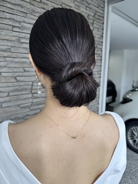 ハイバレーヘアーメゾン(HIGH VALLEY HAIRMAISON) ブライダルセット花嫁様憧れ艶々シニョン岡山南中央町
