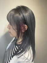 エイム ヘア リアム 調布店(eim hair liam) フェイスレイヤー×パープルインナーカラー