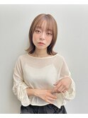 レイヤーボブ　ミニボブ　切りっぱなしボブ　外ハネボブ