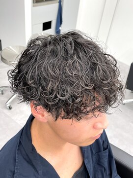 ノイセル 心斎橋(Noisyle) guest snap　刈り上げミディアムマッシュ×波巻きパーマ