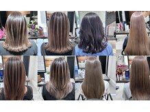 デザインカラーのバリエーションが豊富☆『Caly/土浦/縮毛矯正/髪質改善/低温ブリーチ/似合わせカット』