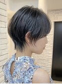 ショートヘア/ボブ/可愛い丸み/簡単スタイリング/20代30代