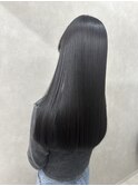 黒髪/ネビージュ/小顔/髪質改善マデナトリートメント縮毛矯正