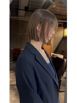 エハプラスマウナ(Eha+MAUNA)&nbsp;ぱつっとボブ 透明感カラー