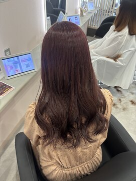 エル(L by truecreation) ブリーチなしピンクブラウン