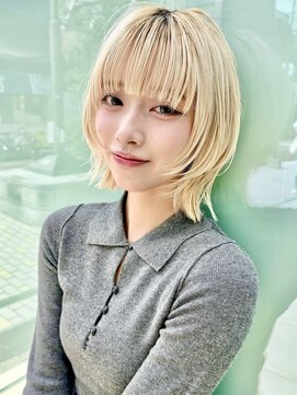 ガレージ バイ グリーン 原宿 表参道(Garage by green) 【green harajuku】ハイトーンウルフ