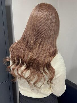 ベレーザ 渋谷(BELEZA) 11366艶髪マロンベージュ韓国風巻きミルクティーベージュロング