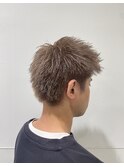 メンズショート　ミルクティーベージュ