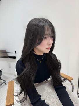 ジーナ 博多筑紫口(Zina) 髪質改善＊前髪ダークアッシュ顔周りレイヤー【Zina博多筑紫口】