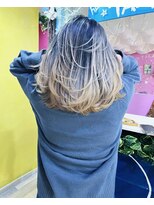 トーク 伊丹本店(TAL'KE)&nbsp;TAL’KE/バレイヤージュ×ホワイトベージュ_1400