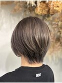 グレージュショート