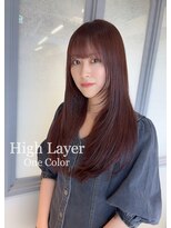 ナンバー アンフィール 渋谷(N° anfeel)&nbsp;【星野】上質な雰囲気あるハイレイヤーで魅せる透明感カラー