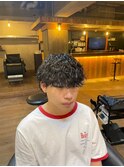 沖縄メンズ波巻きパーマ