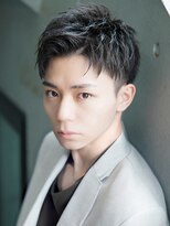 カライング(ing) マッシュ短髪ツーブロックモテる束感モテ髪イケメン黒髪ビジネス