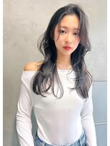 メーヴェ(Mowen)&nbsp;mowen 南堀江　ロングレイヤー　ブルーアッシュ