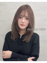 ユアーズヘア 新宿三丁目店(youres hair) ミディアムレイヤー
