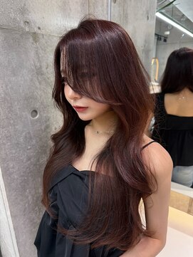 ロンドメリア 天神大名店(Lond Melia) イメチェンヘアスタイル小顔に見せるヘアココアベージュ