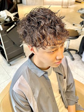 カインド 南青山(hair&make up KIND) 縦落ちスパイラルメンズマッシュツーブロック