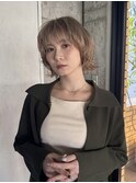 上田/レイヤーボブレイヤーショートボブウルフカットブリーチ