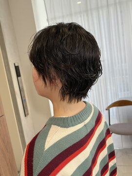 ガリカ 博多(Gallica) <ゲストショット>前回のパーマを活かしたくせ毛風ショート