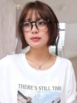 サイン 韓国ボブ 渋谷(SIGN) 20代30代人気レイヤーカット韓国ヘアーワンホンヘアレイヤーボブ