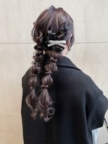カノン(kanon hair&beauty)&nbsp;編みおろしアレンジ/ツインアレンジ