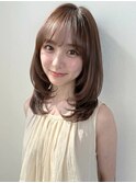 ブリーチなしハッシュカット/オリーブベージュ/フレンチp上尾