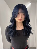 イロウ 山口どうもん店(IROW)&nbsp;ネイビーブルー/ハネエク/エクステ／シールエクステ/