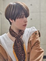 ヘアサロン ドットプラス 町田店(dot. plus)&nbsp;マッシュショート×グレージュ［町田］ショートパーマ