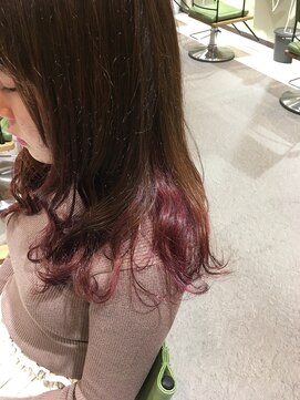 ヘア アンド ビューティ ビーズアモール 春日井神領店(Hair&Beauty B's amor) グラデーションパープル◎20代30代