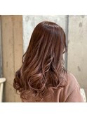 ペールピンクグラデーション