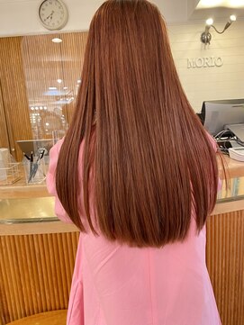 モリオ フロム ロンドン 大宮2号店(morio from London) 【なかじま ひびき】ストレートロングヘア