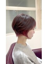 リエスタサロン 流山おおたかの森(liesta) 【liesta salon】インナーピンク 丸みくびれショート☆