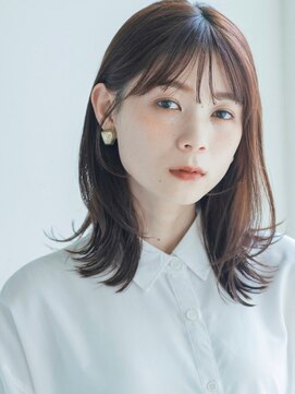 ガーデン タチカワ(garden tachikawa) 暗髪×ロブ×シースルーバング×フレンチガーリー