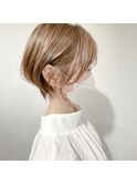 骨格補正カット×アッシュカラー