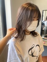 ロティー(loty)&nbsp;《loty酒井美紀》ラベンダーグレージュ 鎖骨ロブ グレーベージュ