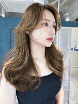 ユー(juu.)&nbsp;new open☆【juu./柳迫】navy greige×韓国くびれロング