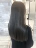 【斉藤】髪質改善《縮毛矯正》＋カット+髪質改善トリートメント