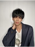 シースルーマッシュ韓国風ヘアガイルヘアダウンパーマ