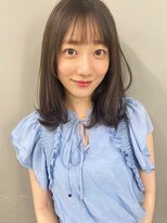 ガーランド (Garland)&nbsp;大人可愛い前髪×艶髪×水素カラーグレーベージュことりベージュ