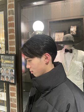 ヒロギンザ 大阪本店(HIRO GINZA) ナチュラルセンターパート×アッシュブラック