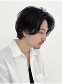 ツイストスパイラルパーマ波巻きスパイラル刈り上げマッシュ