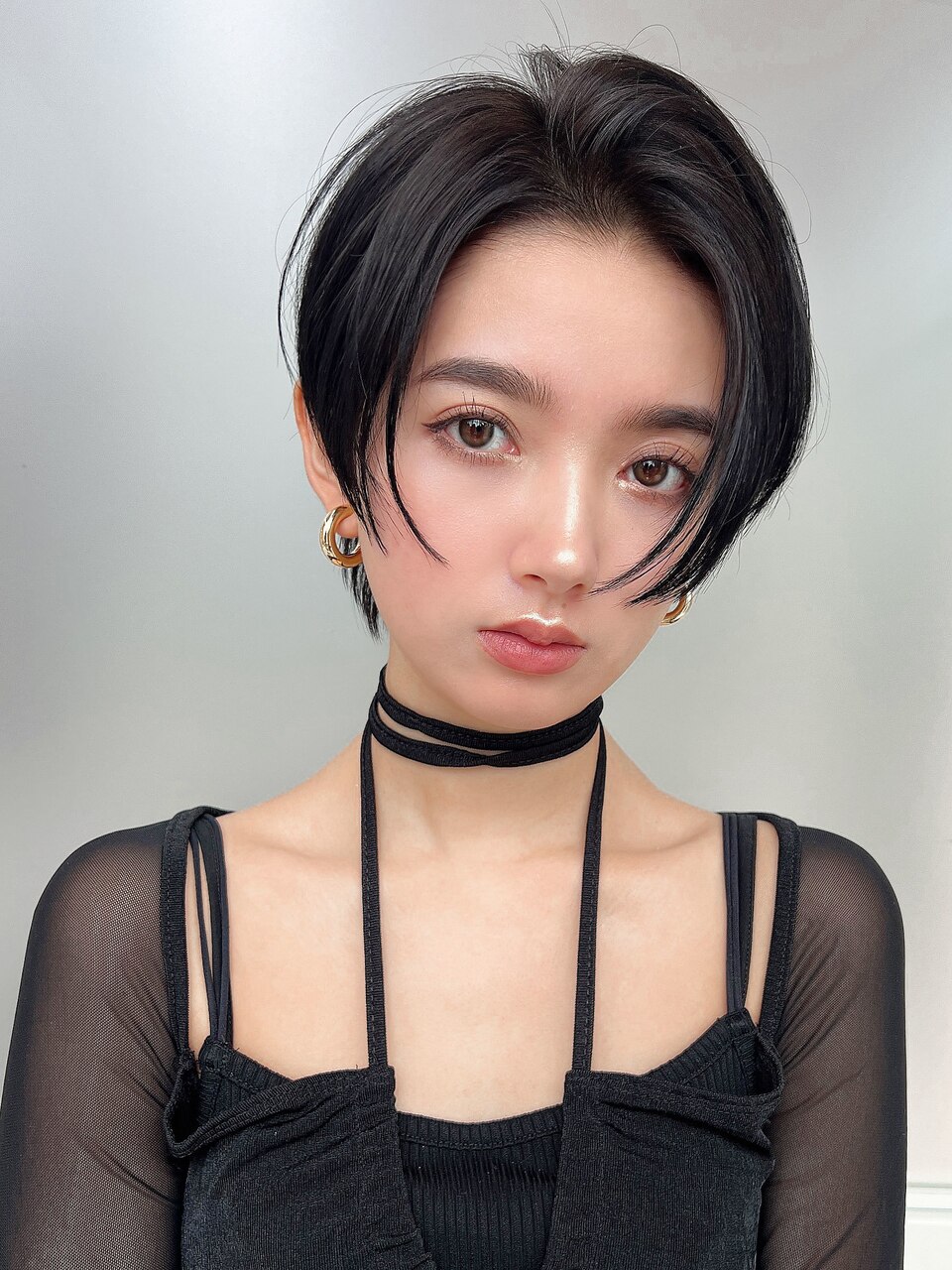 2025年春】ショート センターパートの髪型・ヘアアレンジ｜人気