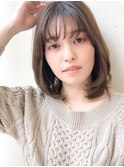 【湯田】30～40代大人の内巻きレイヤーミディアム