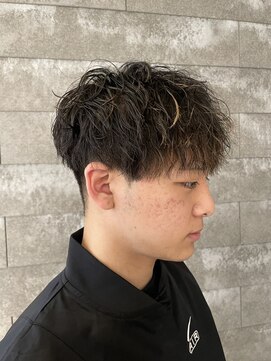 ニアウ 伊勢崎連取店(Niau) メンズマッシュツイストスパイラルパーマメンズパーマ