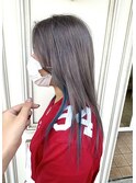 シルバーインナーブルー【広島派手髪】【広島ハイトーン】
