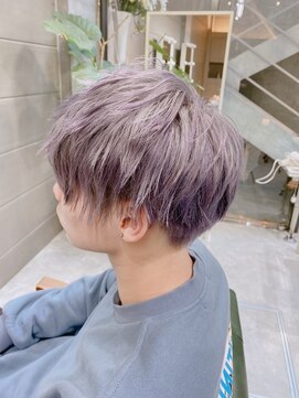 デイズ(days) グレーシルバーツーブロック韓国マッシュ/ブリーチデザイン原宿