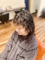 ヘアーグロウ 5分でセット完了パーマ
